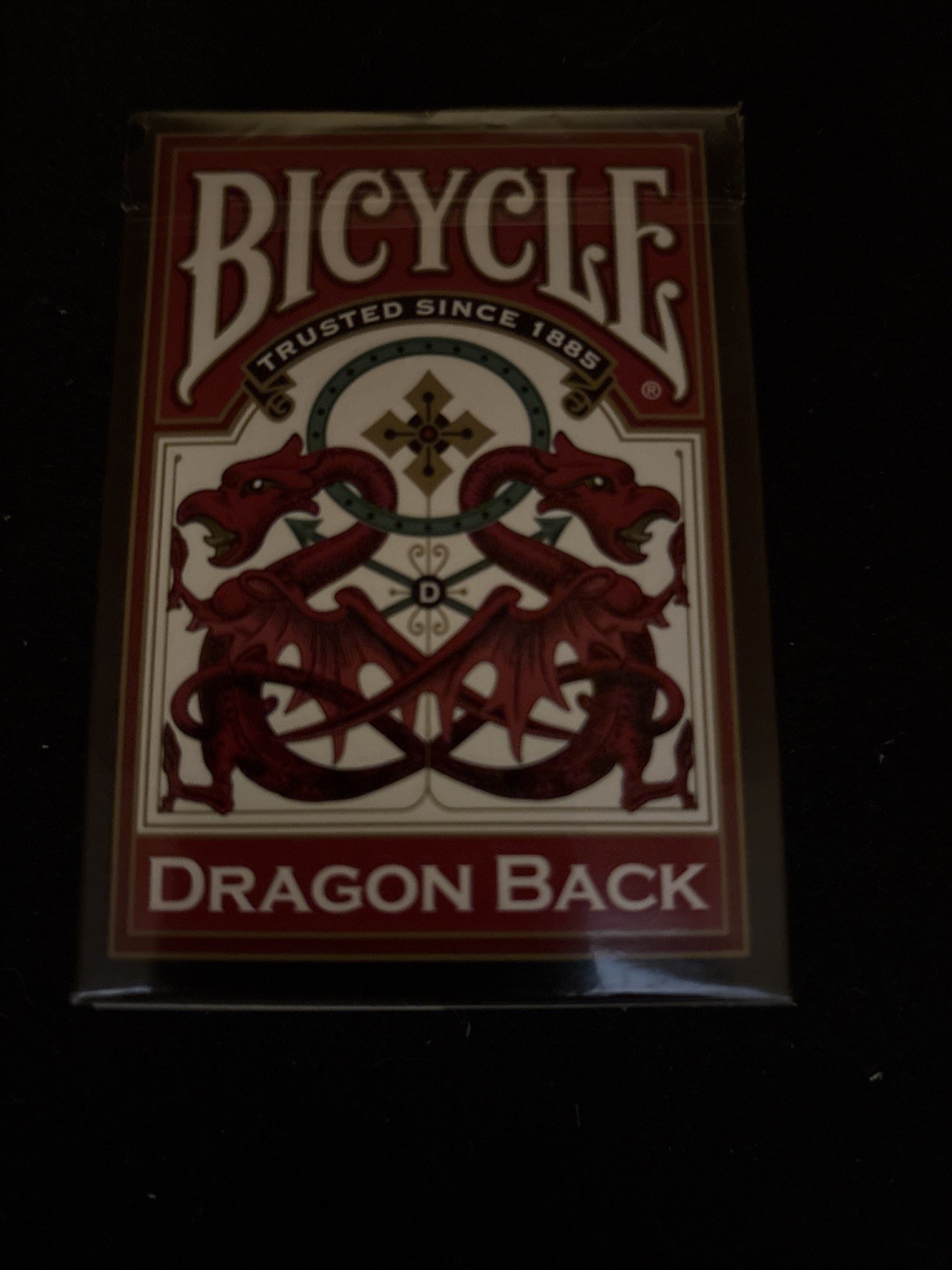 Invisible DRAGON BACK BICYCLE Trick Deck Gaff Magic Playing Cards Opened 2011