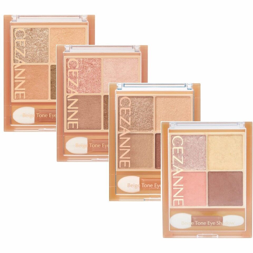 [CEZANNE] Beige Tone 4 Shade Eyeshadow Palette 4.3g JAPAN NEW