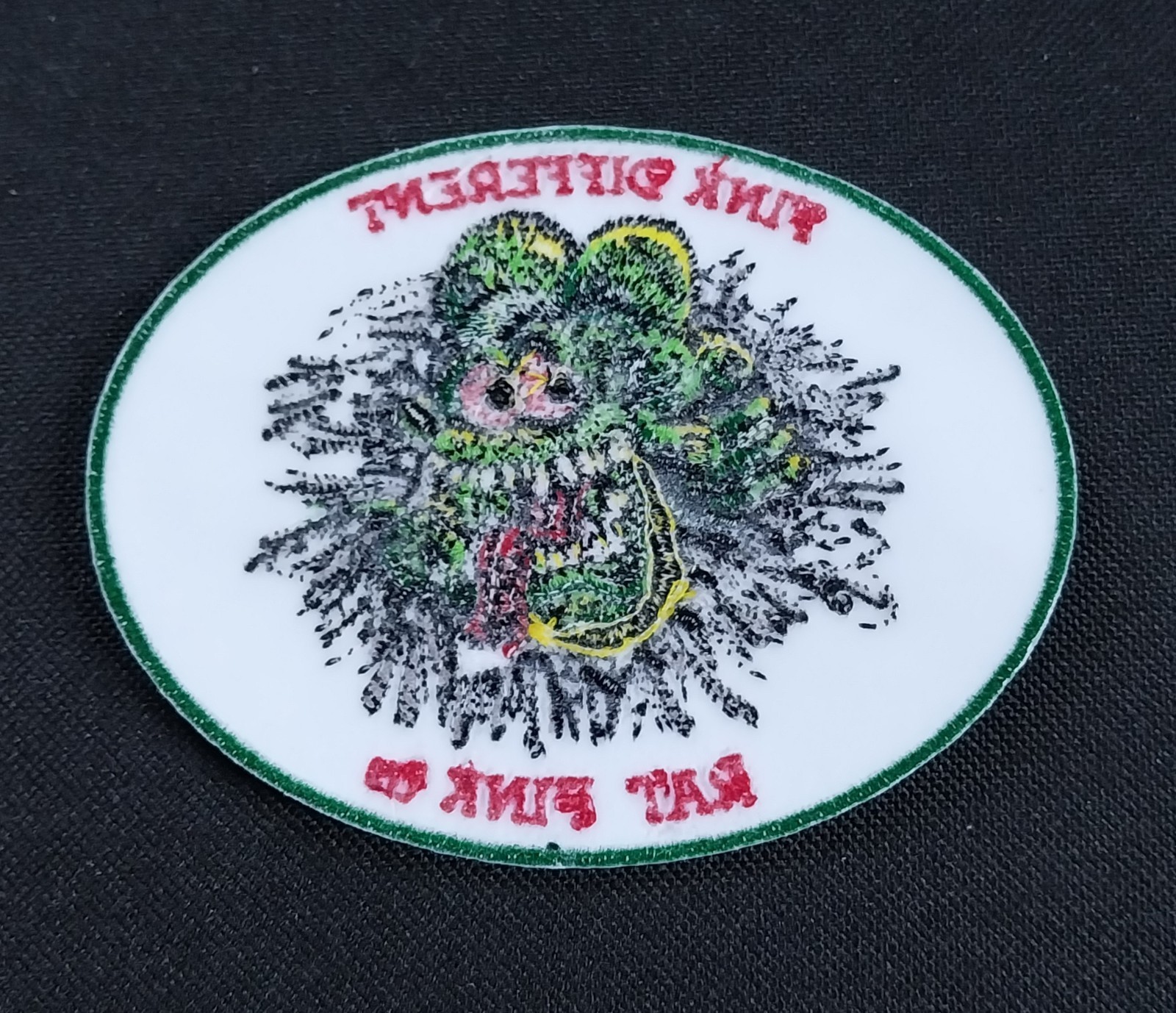 FINK DIFFERENT ~ Licensed RAT FINK Ed "Big Daddy" Roth ~ Iron On PATCH