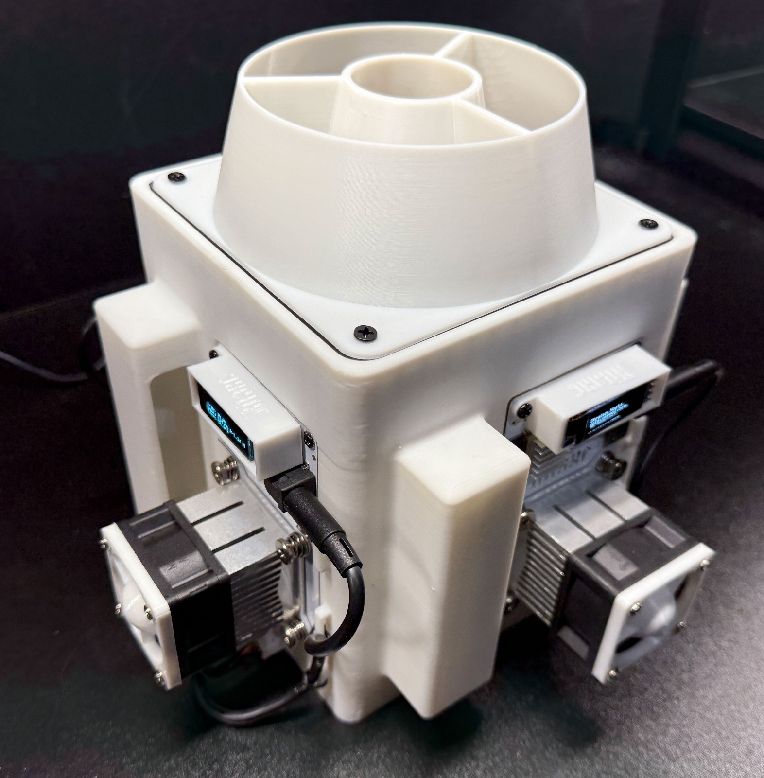 Silk Grey 4-Bitaxe Gamma Cooling Tower - Great for Overclocking (CASE ONLY)