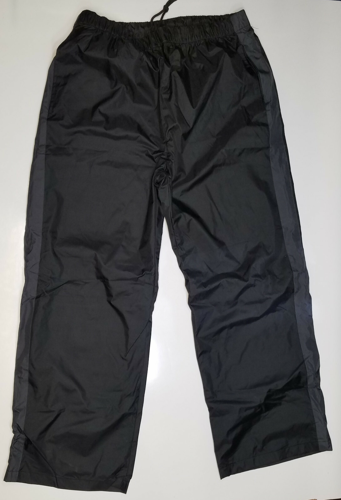 Pants Climate Concepts Mens Track Black & Green Side Striped Jogging-size XL