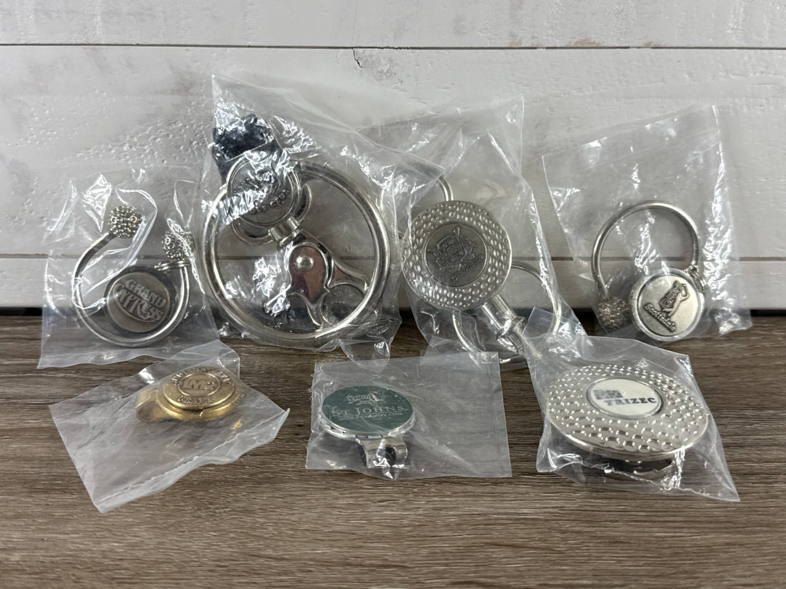 New Lot (7) Magnetic Golf Ball Markers Scottsdale Diablo Nantucket St. Johns +