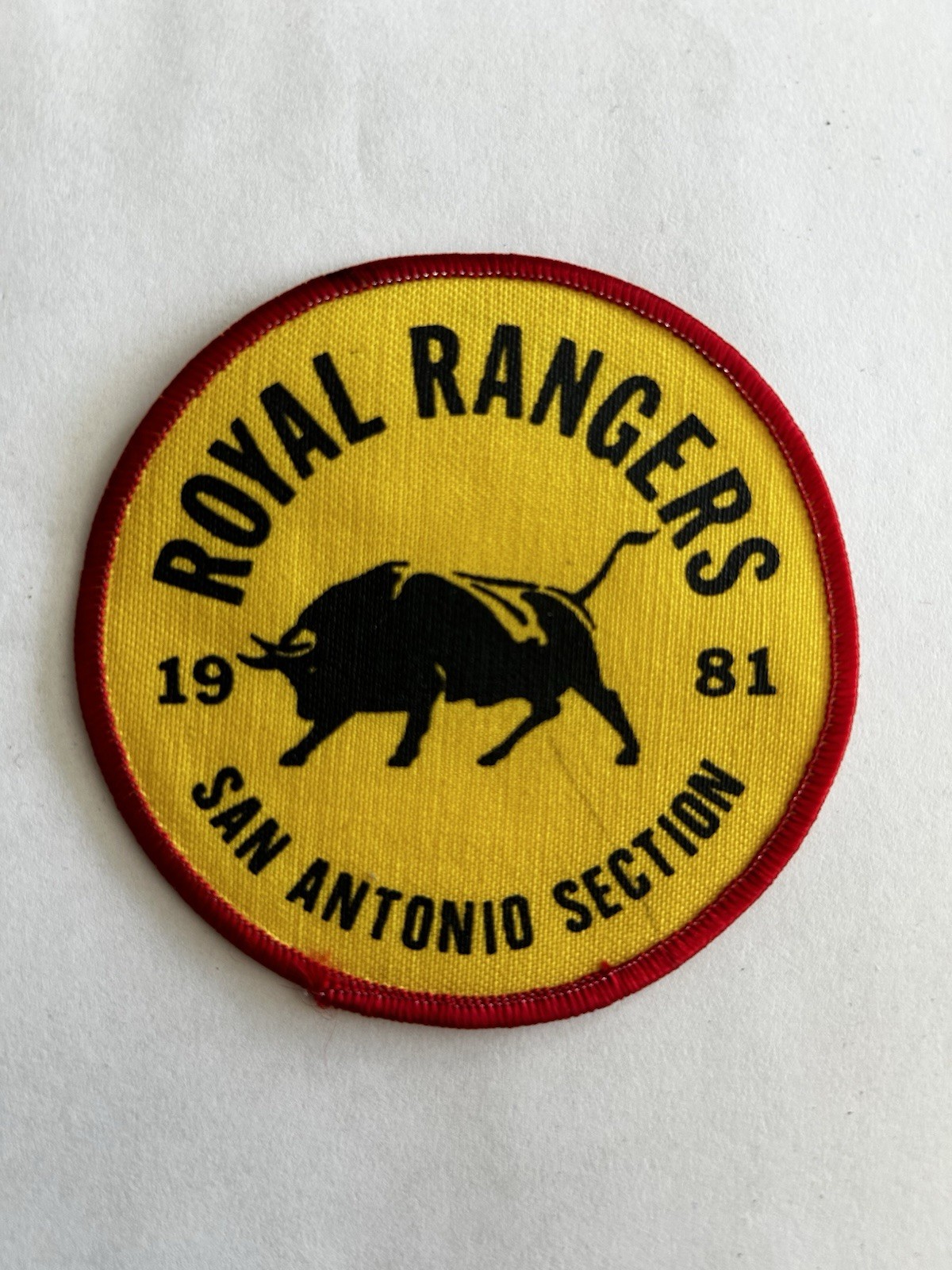 Vintage Royal Rangers 1981 San Antonio Section Patch 3 Inch