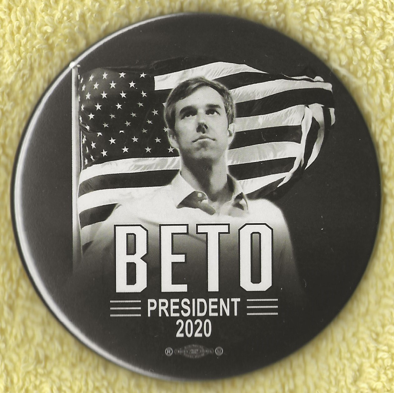 2020 Beto O'Rourke 3"(Large) / Presidential Hopeful Campaign Button(Pin 01L)