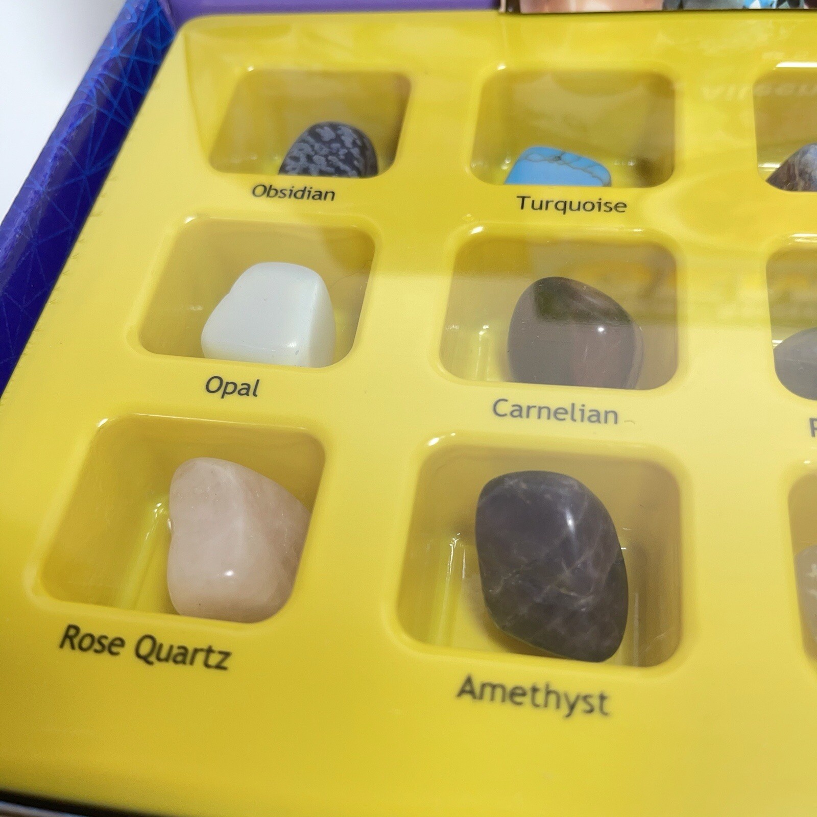 Junior Gemologist Scholastic Kit • 9 Real Gemstones Rocks Minerals + Book