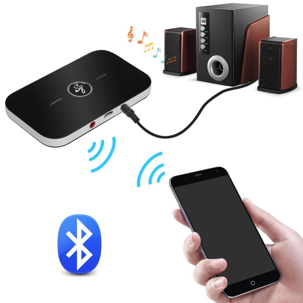 Bluetooth Transmitter & Receiver Wireless Adapter For Home stereos/speakers