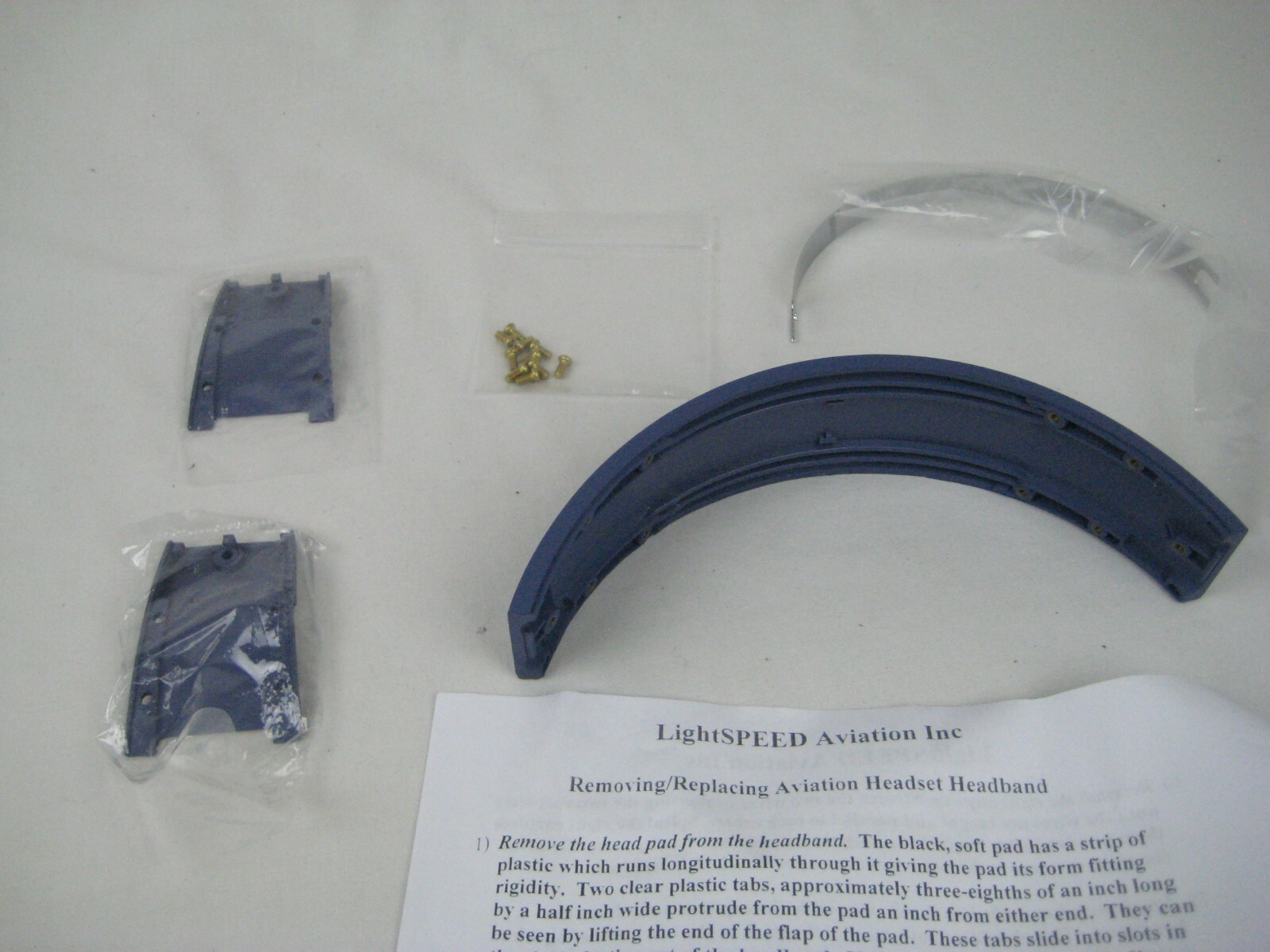 Factory Lightspeed Thirty 3G repair replacement parts Blue Headband 33G