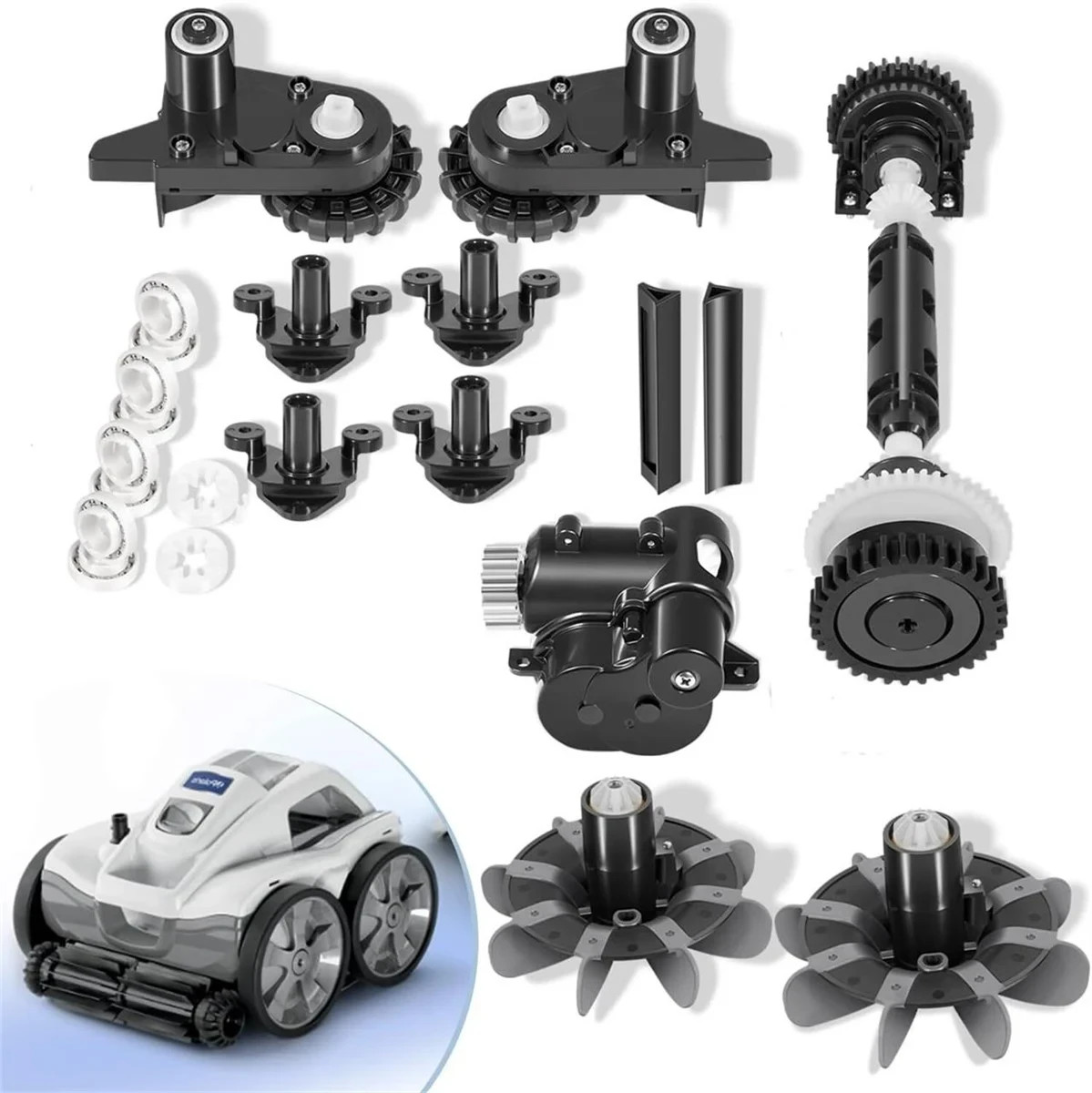 for Polaris Quattro P40 P4000 Pool Cleaner Tune Up Kit Rebuild Parts R0995100