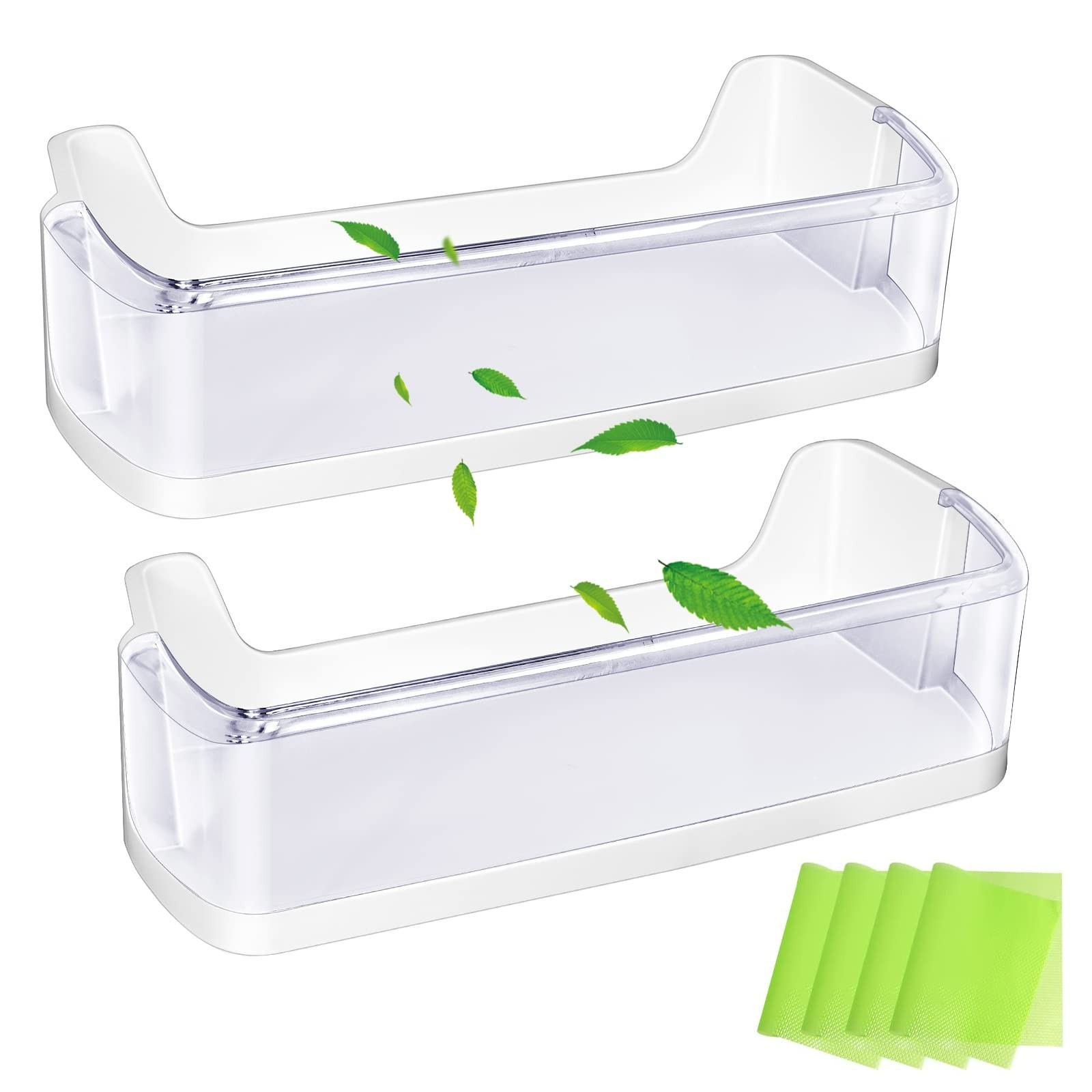 [2 PACK] Upgraded DA97-08348A Refrigerator Door Shelf Bin Replacement for Sam...