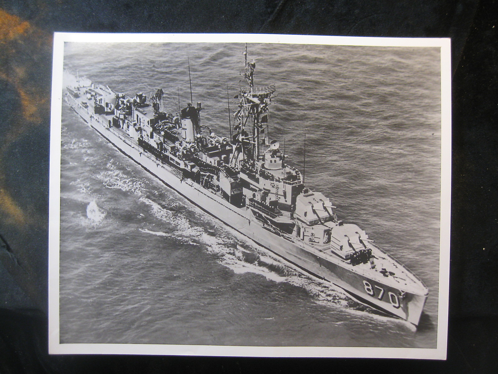 Vintage US Navy 8 x 10 Press Photo USS Fechteler DD-870 Nov 22, 1957 539