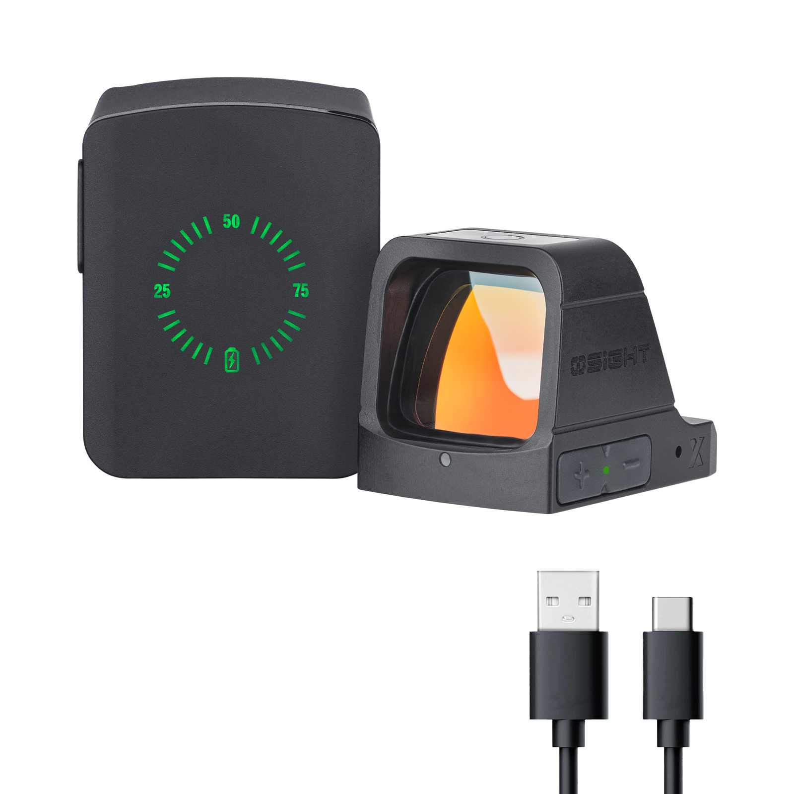 Osight X 3 MOA Dot Sight with 32 MOA Circle with Magnetic Charging Cover