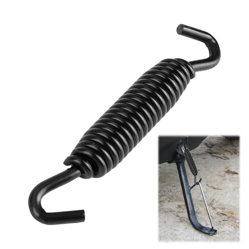 Jiffy Stand Kickstand Spring Heavy Duty Replacement for Motorcycle Black