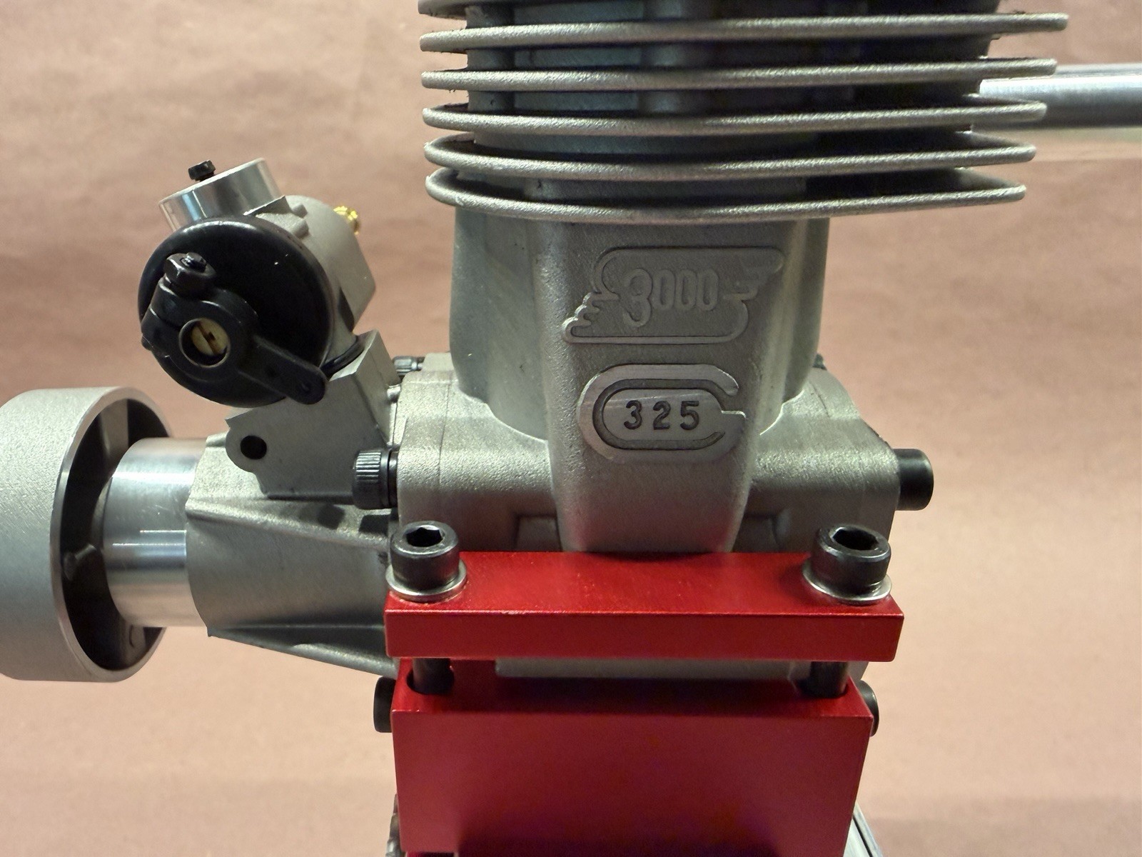 Super Tigre G3250 2-Stroke RC Aircraft Engine w/MAC Header and Solid Spinner