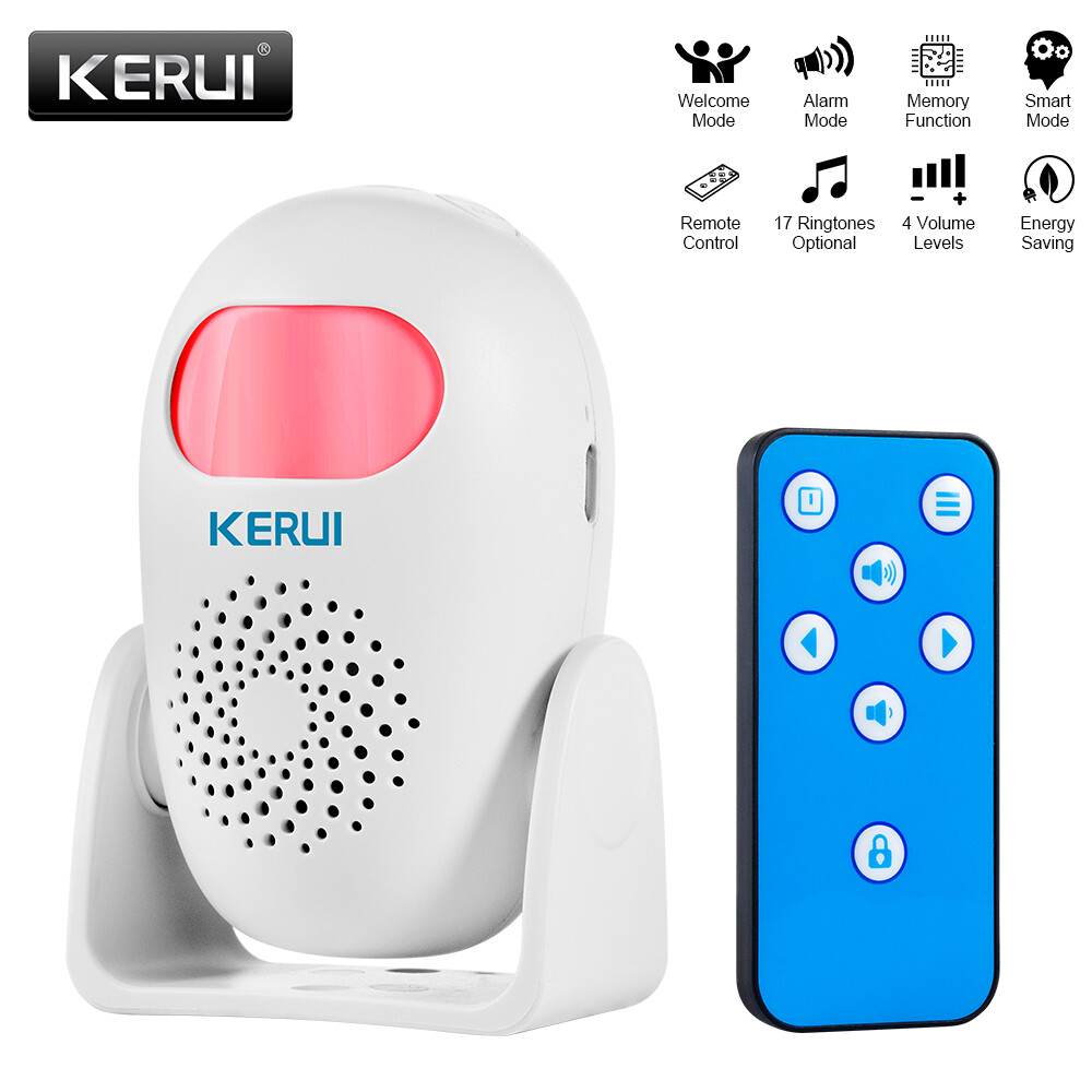 Wireless Motion Sensor System Driveway Garage PIR Alarm Alert Security Indoor