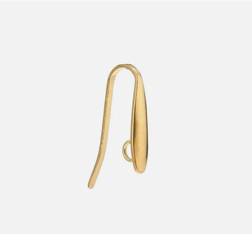 20pcs/lot Stainless Steel Gold Earring Hooks with Jump Ring for women's Earrings