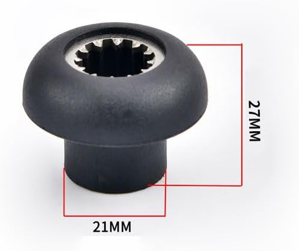 Blender Drive Socket Replacement Motor Gear 12 Tooth Mushroom Head 2 Pack