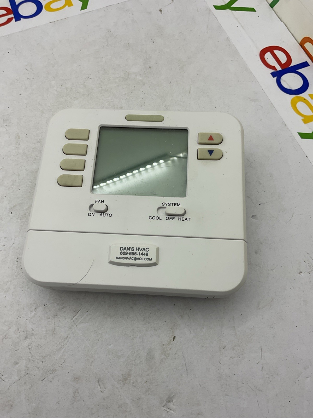 OEM VIVE TP-P-705 Digital Programmable Thermostat White Fast Free Shipping