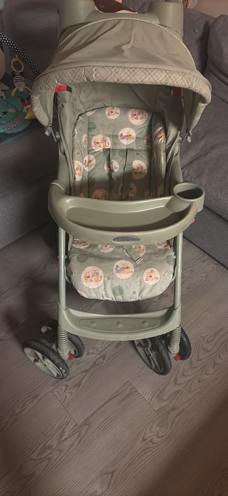 Vintage winnie the pooh stroller