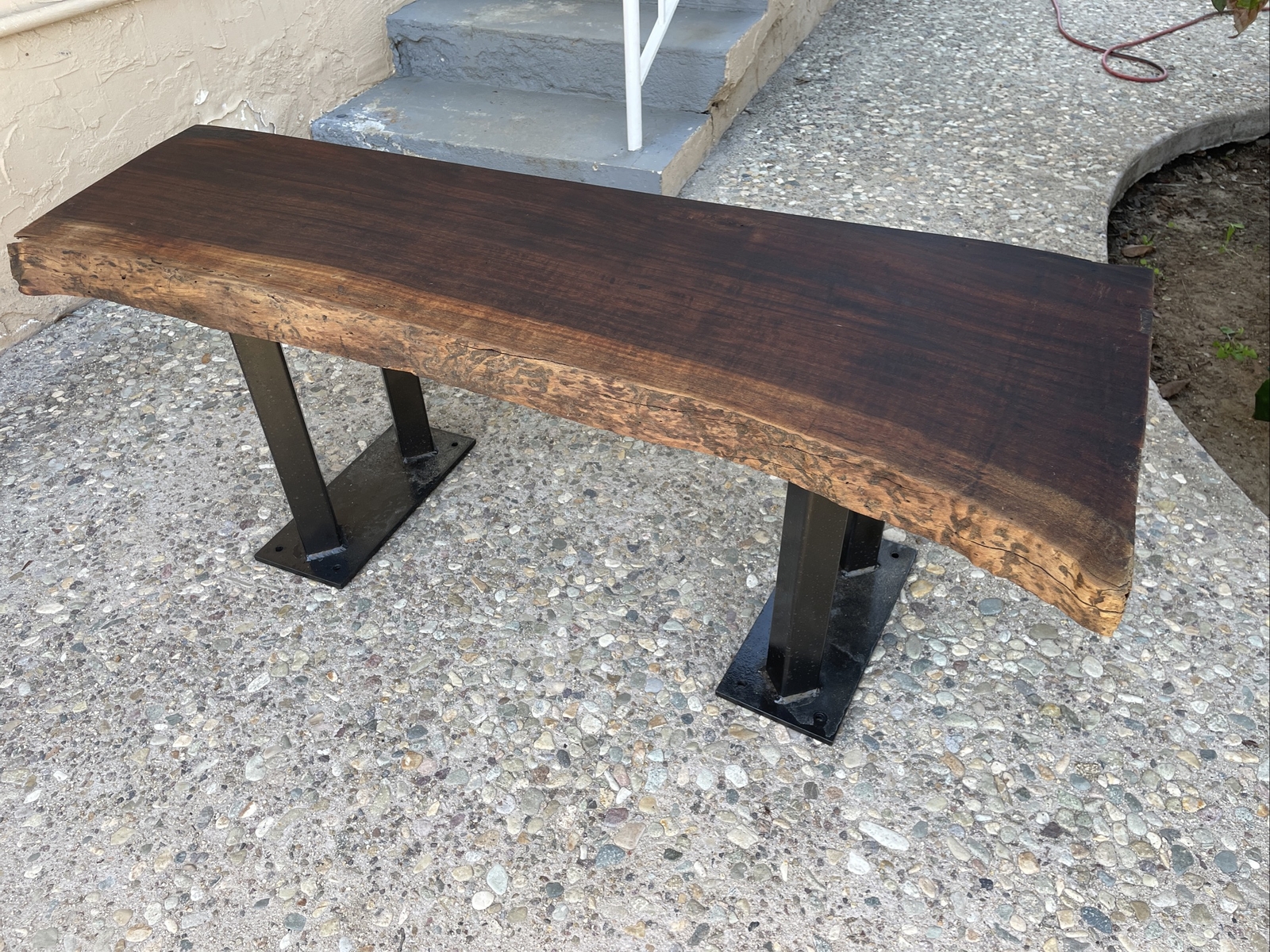 Handmade Walnut Bench