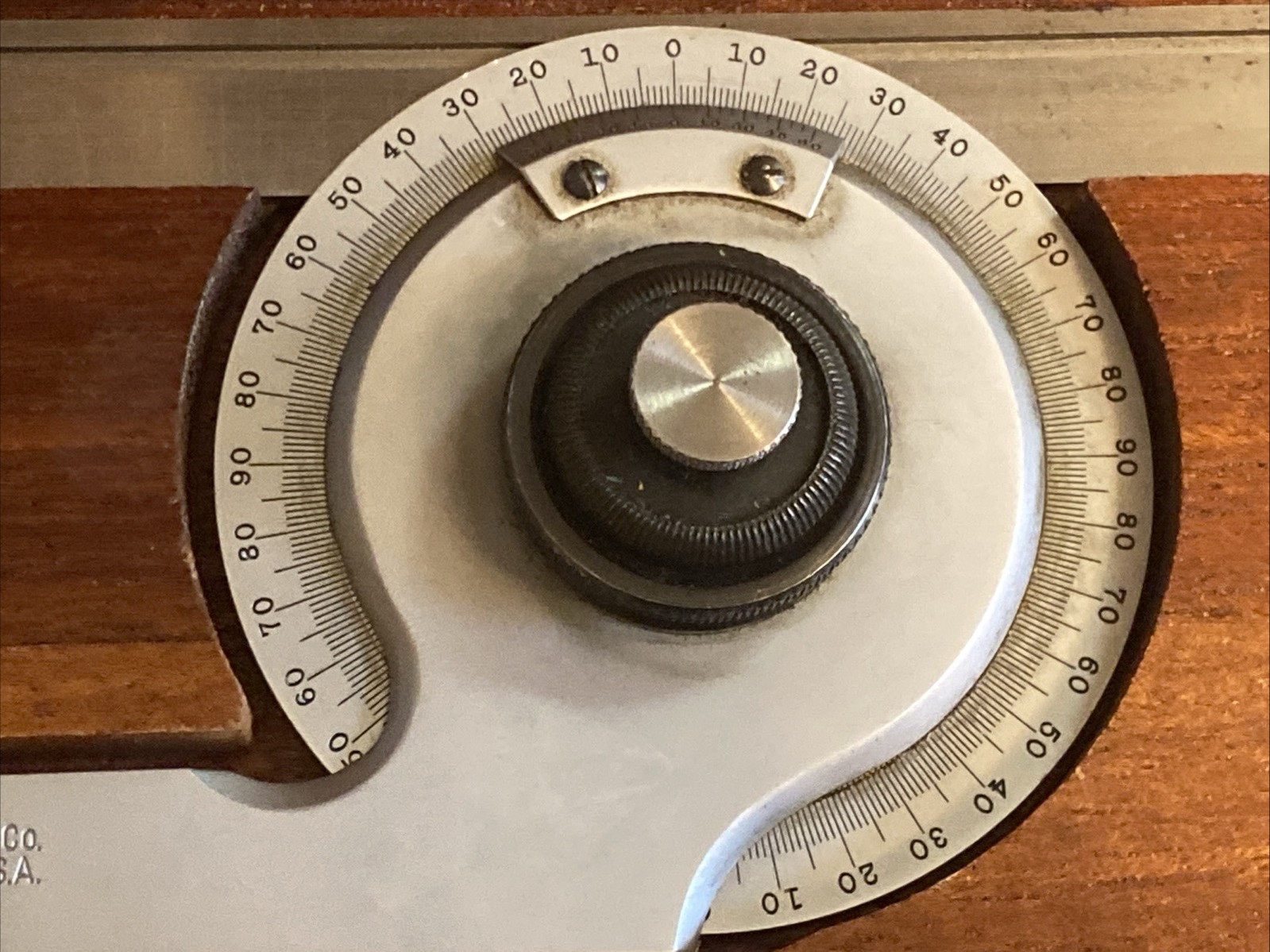 Starrett No. C359 Precision Universal Bevel Vernier Protractor, 7" & 12" Blades