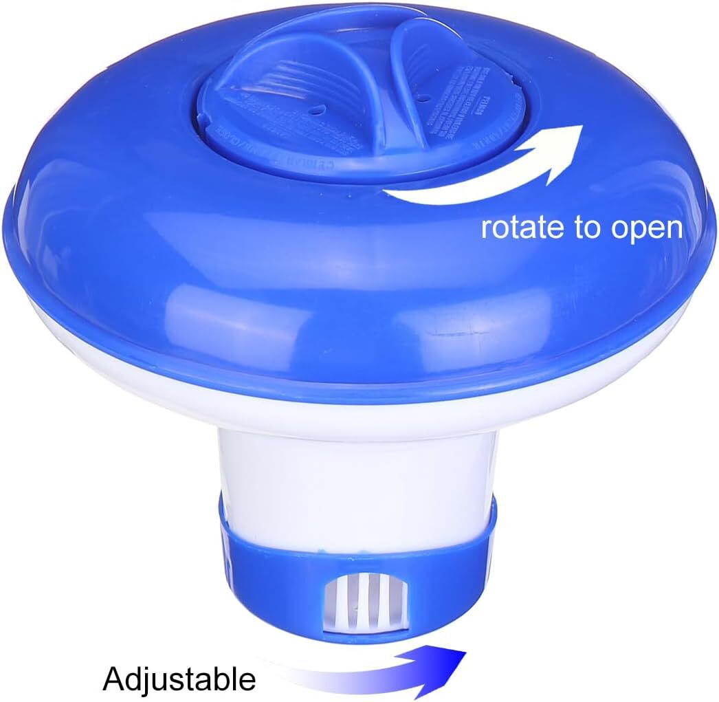 1" Collapsible Pool Tablet Dispenser for above-ground & Inflatable Pools