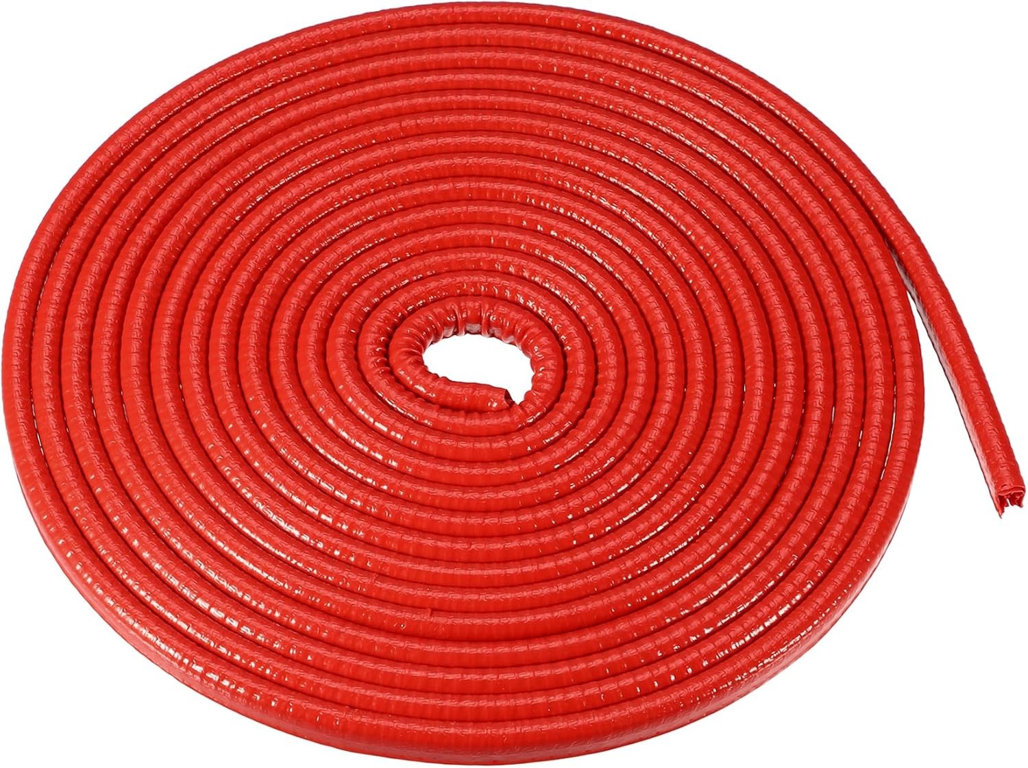 Door Edge Guard, 16.4ft U Shape Rubber Edge Trim Seal Strip Protect Color: Red