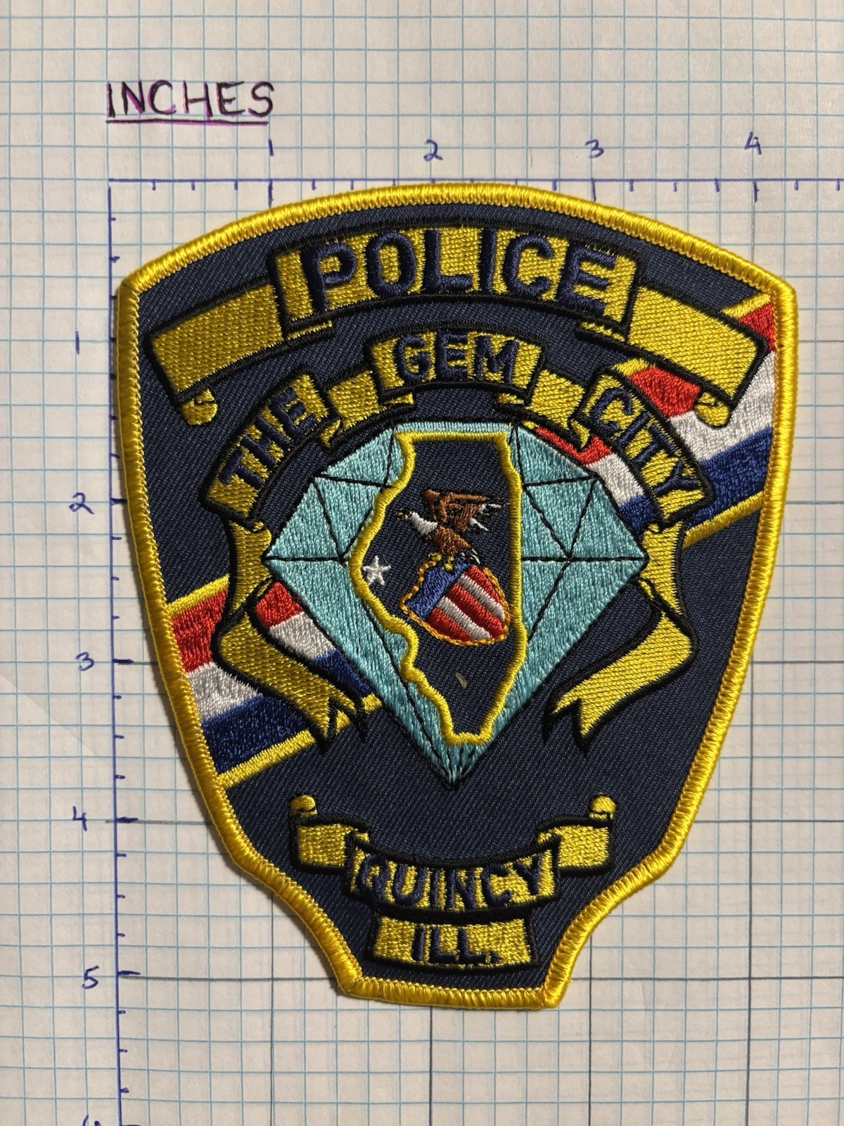QUINCY, Illinois Police Department Patch
