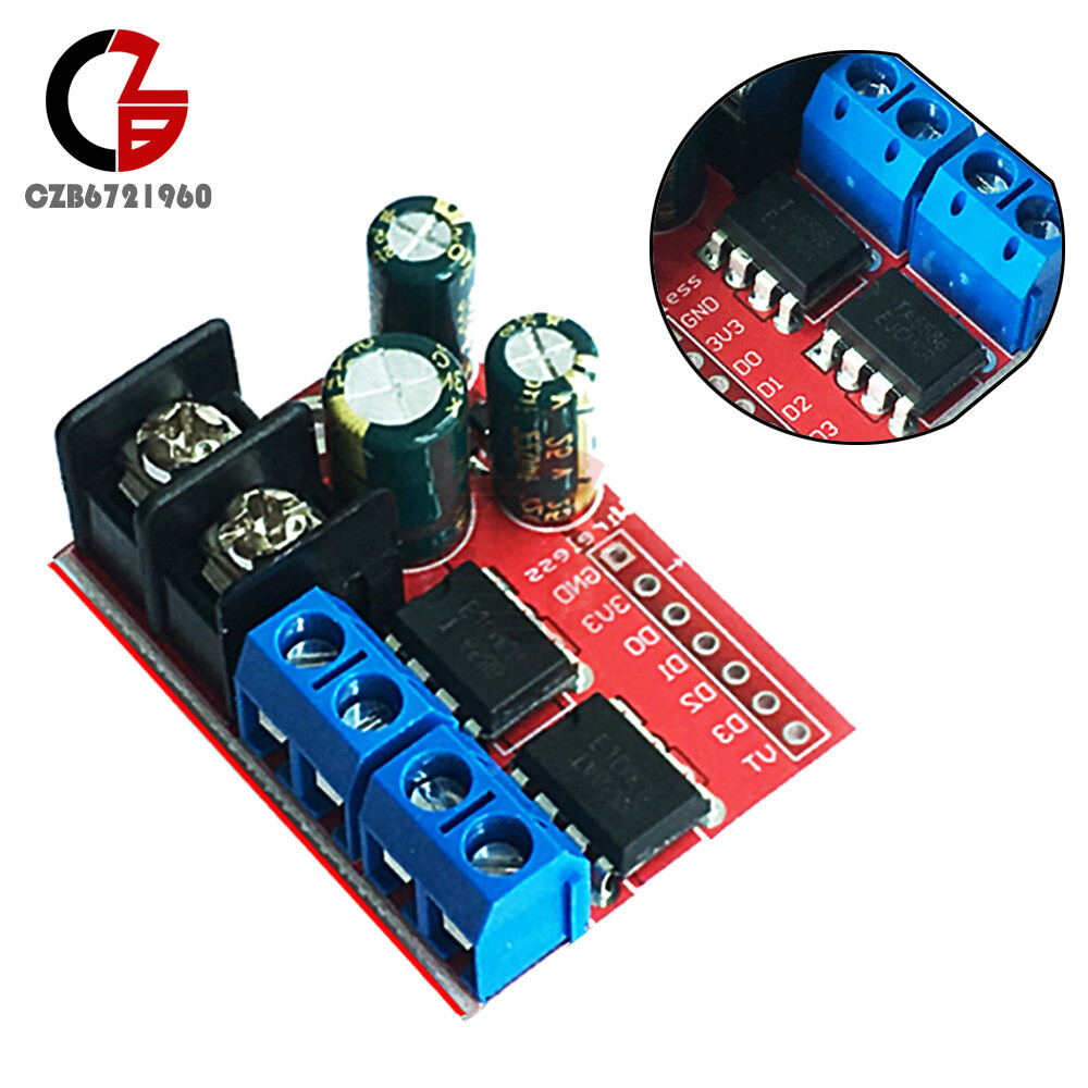 DC Motor Driver 5A Remote Control Dual H-Bridge PWM Speed Control Module Kit