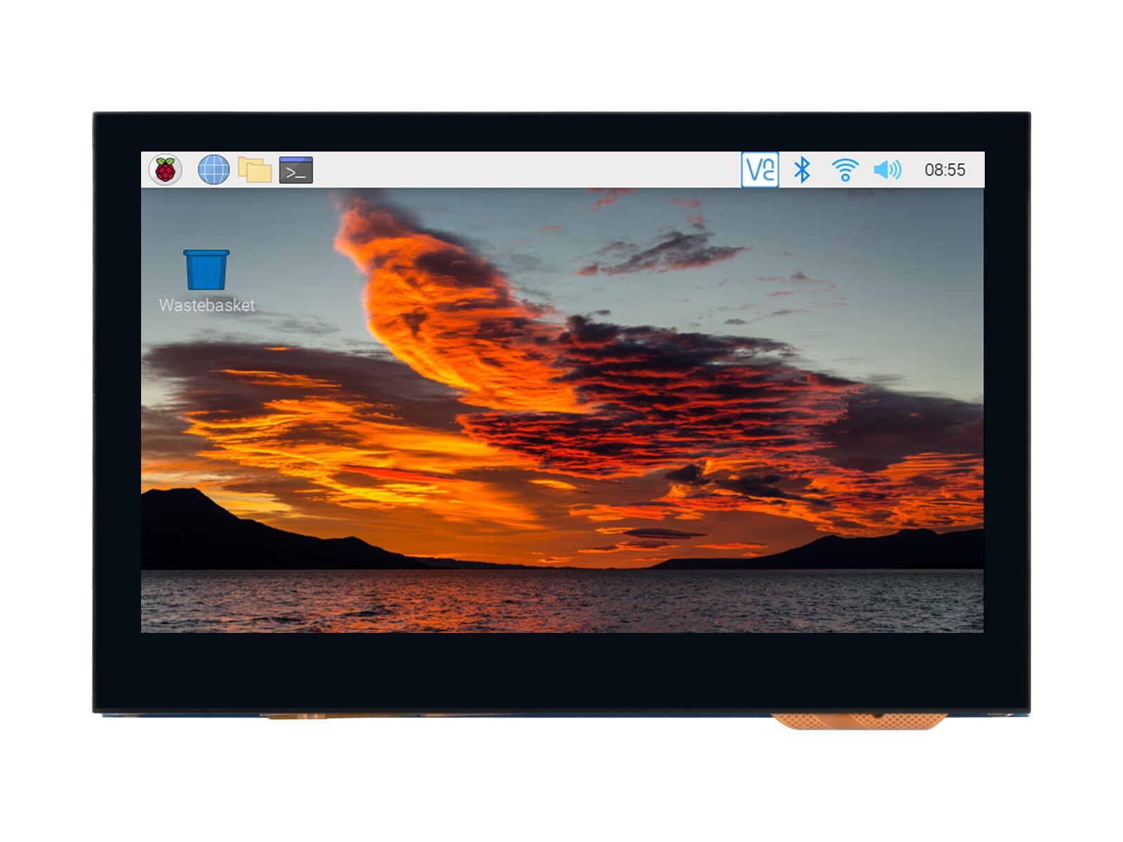 Waveshare 4.3inch QLED Raspberry Pi Display DSI 800×480 Integrated Structure