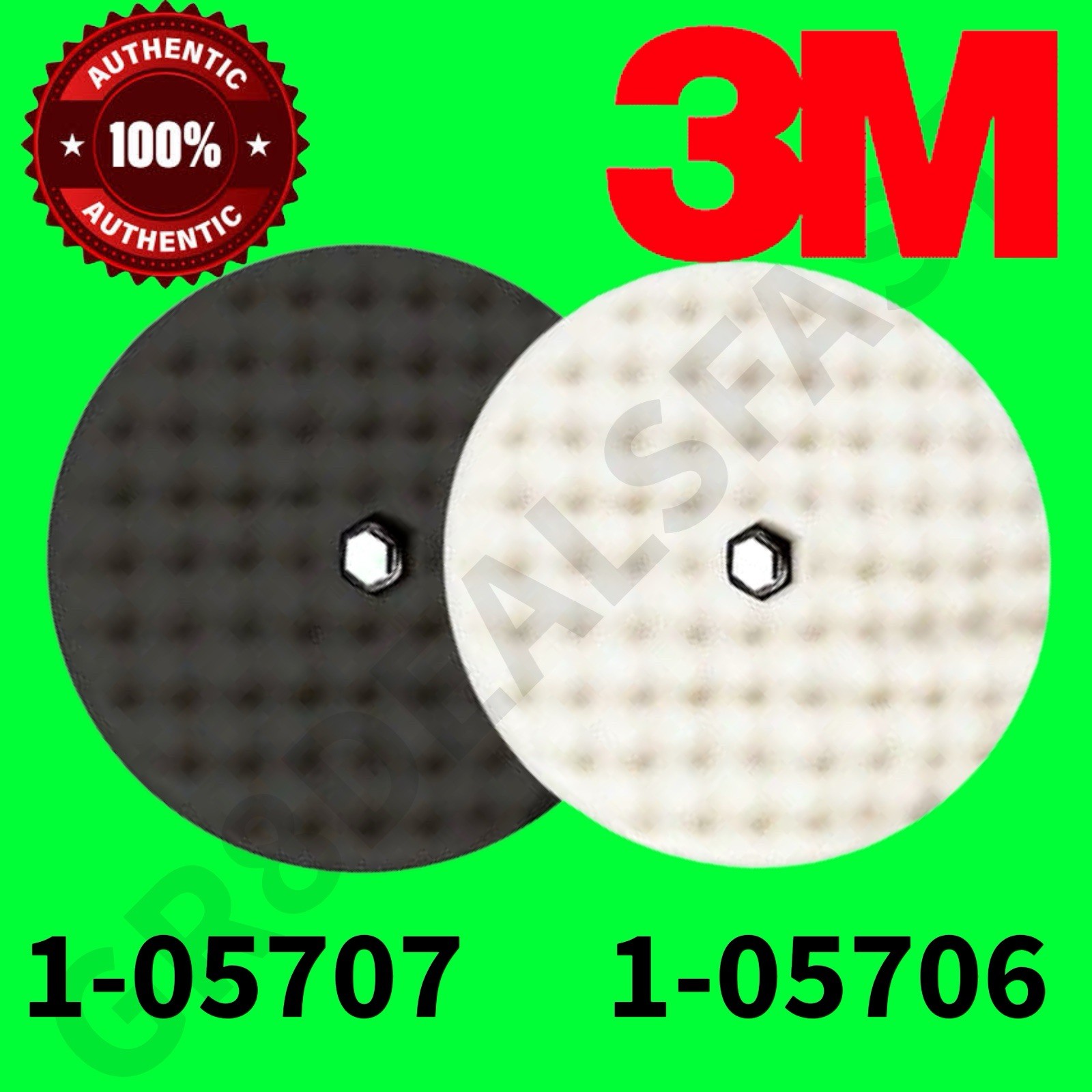 3M 05707 05706 Foam Buffing Pad Combo Pack Compounding Polishing Set Paint Clear