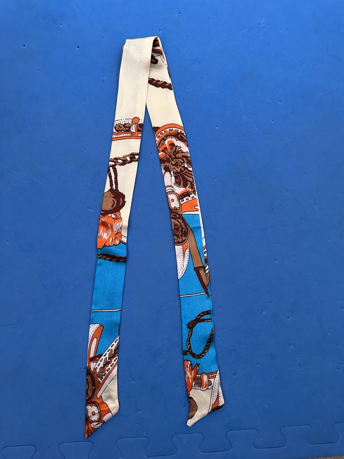 Women Satin Silk Scarf Scarves Wrap Tied Bag Handle Neck Hair Long Ribbon