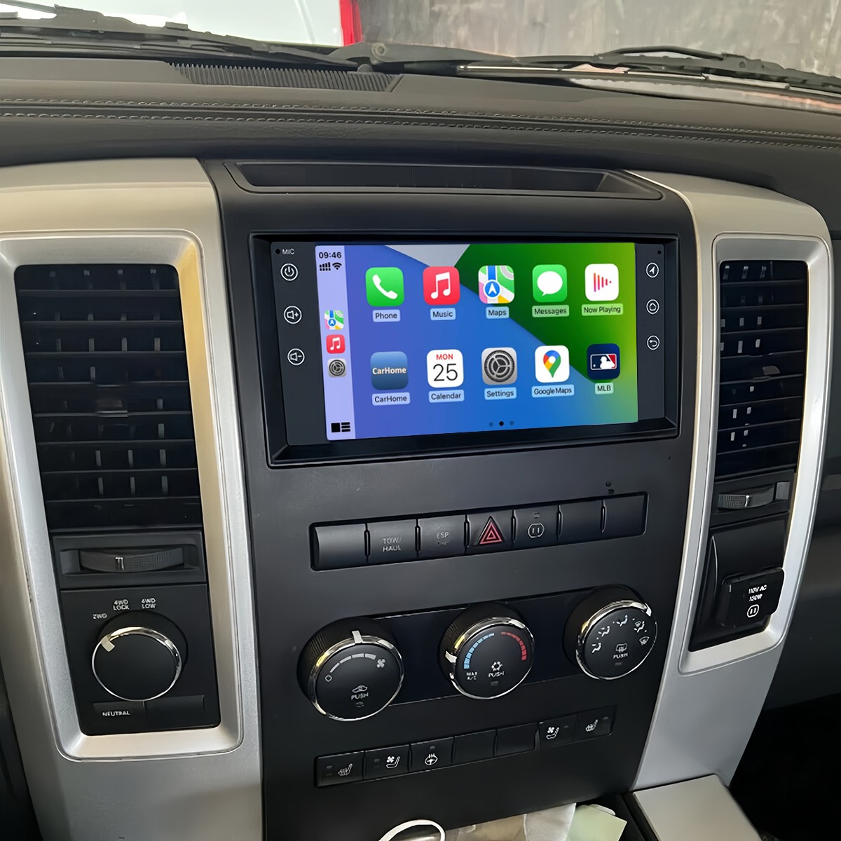 For 2009-2012 Dodge Ram 1500 2500 3500 Apple CarPlay Android Auto Radio GPS WIFI