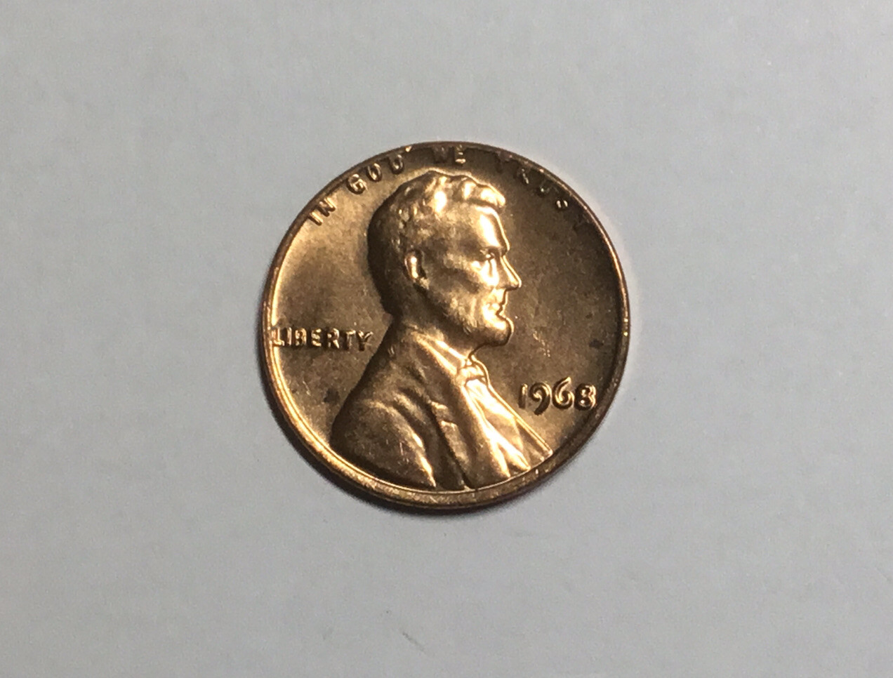 1968 P Lincoln Memorial Uncirculated FREE SHIPPING !!!