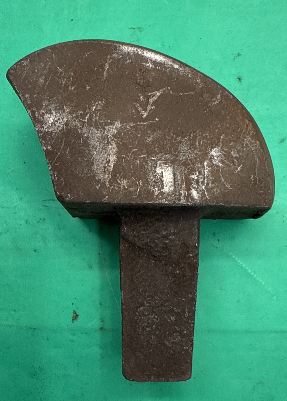 CUPPING/CURVED HALF-MOON. STAKE ANVIL HARDY TOOL Blacksmith Tool 3/4” Shank