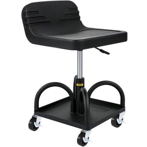 Rolling Garage Stool 300LBS Capacity Adjustable Height from 157