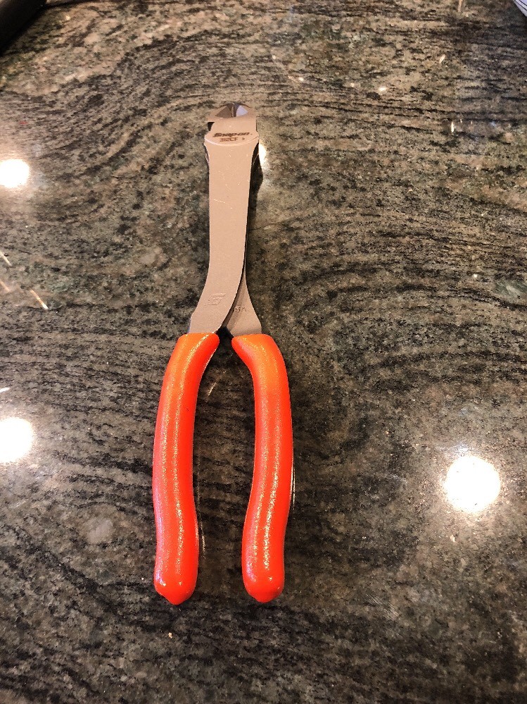 Snap On 312cf 11" vectorEdge heavy duty diagonal cutter orange