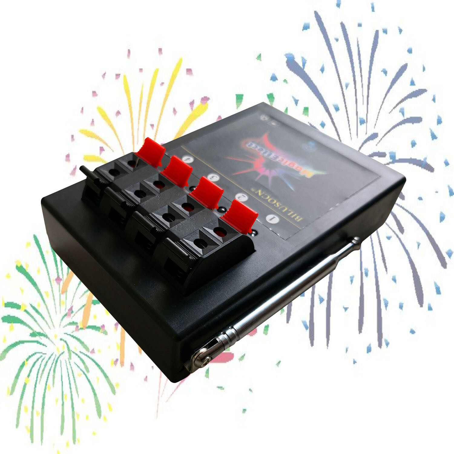 Bilusocn 500M distance+36 Cues Fireworks Firing System remote Control Equipment