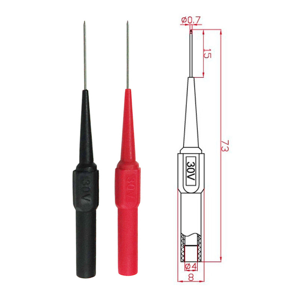 1 pair TPC161 Insulation Piercing Needle Probe for Multimeter Test Probes