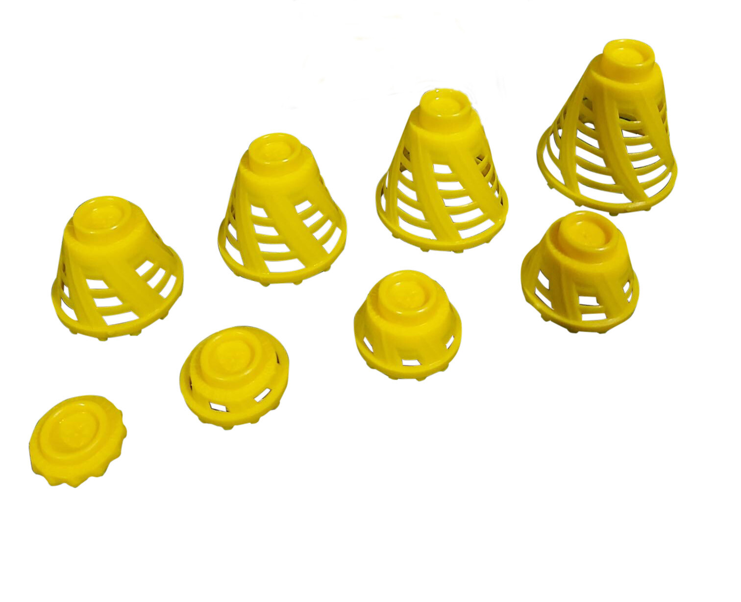 BirTee Pro Speed Winter / Mat / Simulator Golf Tees - 8 Pack (Yellow)