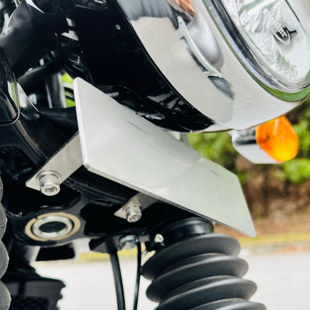 ROYAL ENFIELD CONTINENTAL GT / INTERCEPTOR FRONT NUMBER PLATE BRACKET