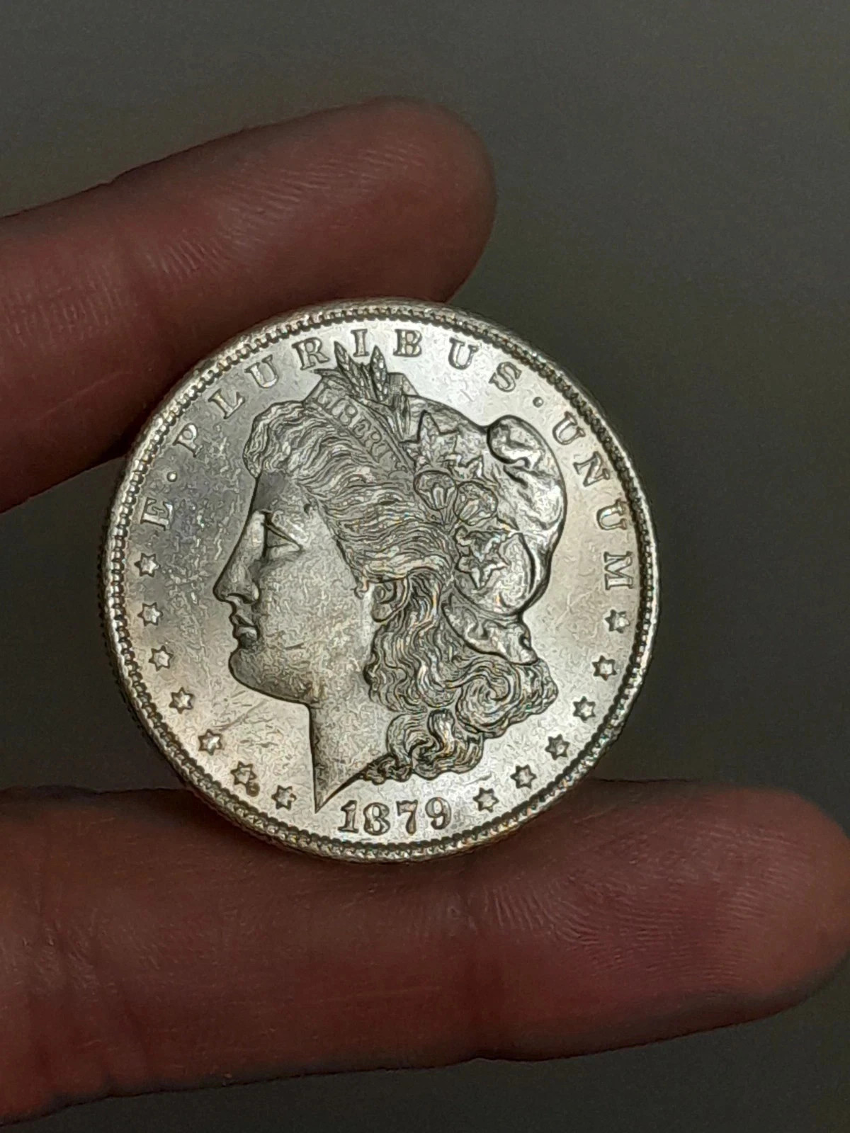 1879-S Vintage 90% Silver Liberty Head Morgan Dollar SF Mint Coin