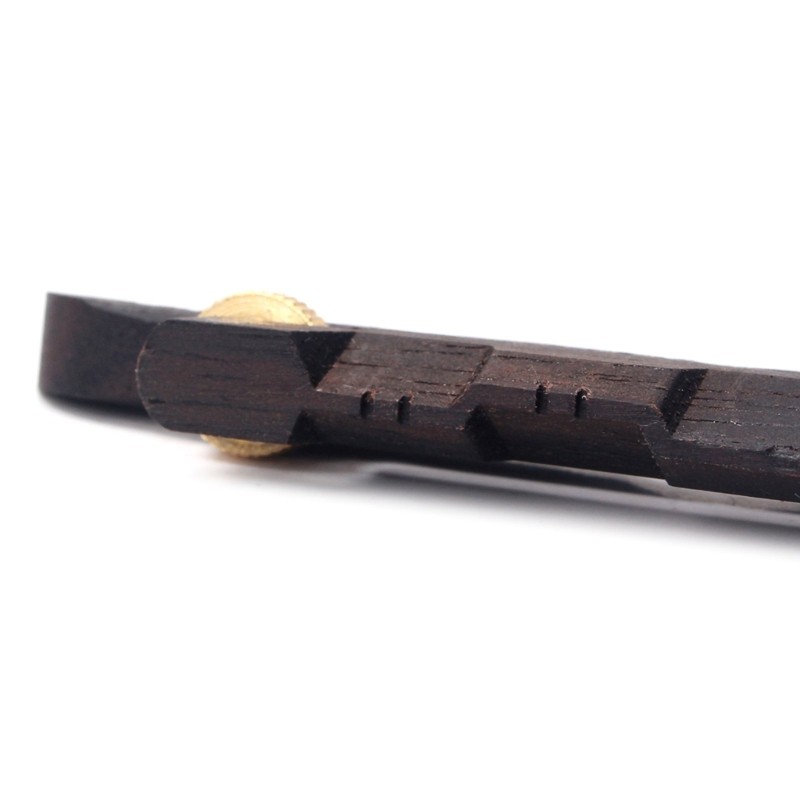 Height Adjustable Light Weight Ebony Guitar Bridge Easy String Action Adjustment