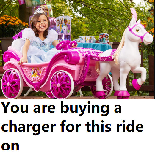 🔥ac adapter charger for Disney Princess Royal Horse Carriage Girls 6V Ride-On