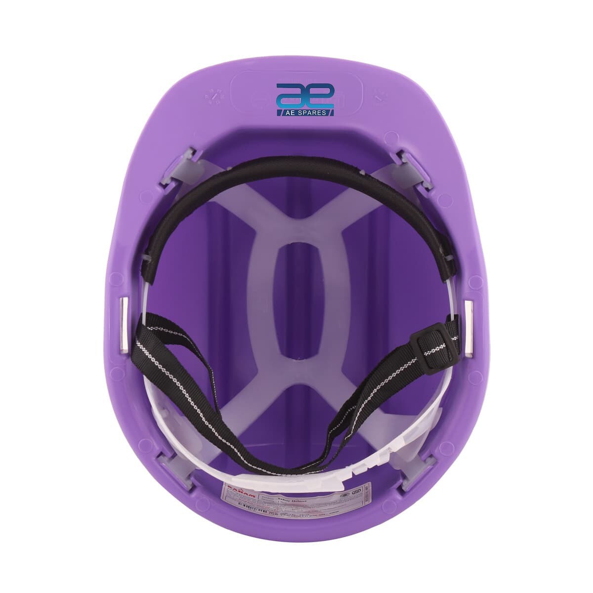 Shelmet Safety Helmet With Plastic Cradle (Violet)