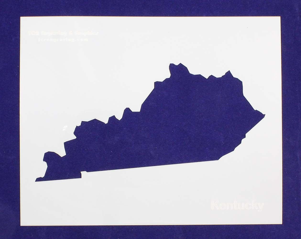 State of Kentucky Stencil -14 mil Mylar Painting/Crafts