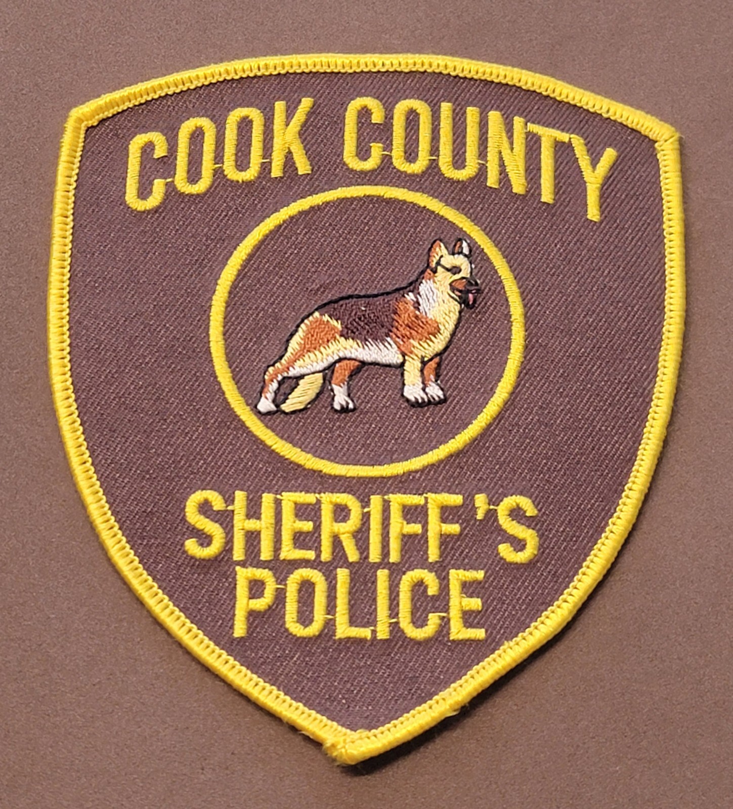 ILLINOIS IL COOK COUNTY SHERIFF POLICE K-9 NICE SHOULDER PATCH