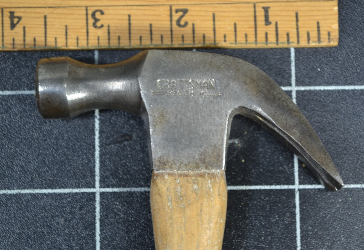 CRAFTSMAN - MODEL MAKER - 4oz - BELL FACE CLAW HAMMER - ORIGINAL HANDLE