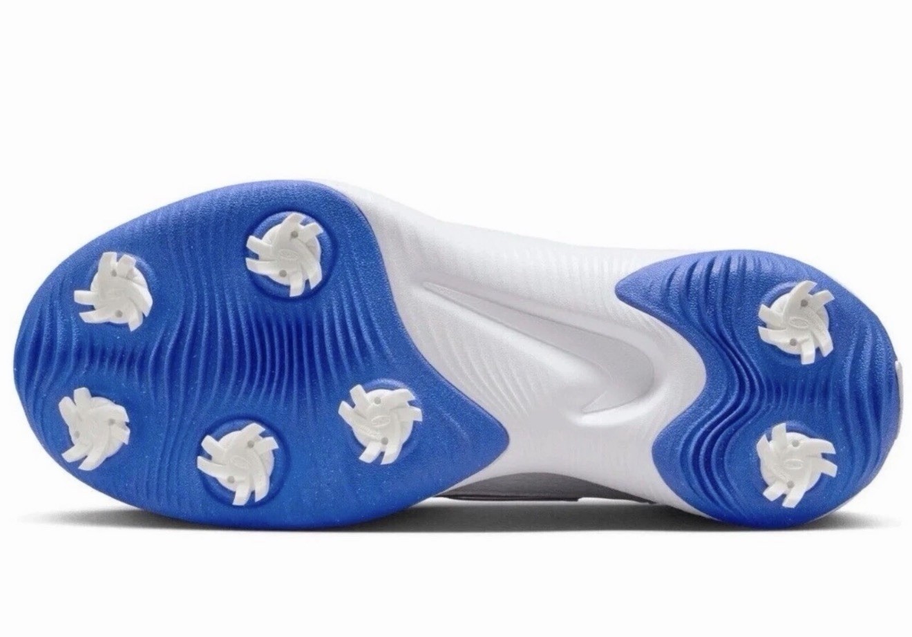 NEW Nike Victory Pro 3 Men Golf Shoes, White/Hyper Royal, DV6800-140, Size 15
