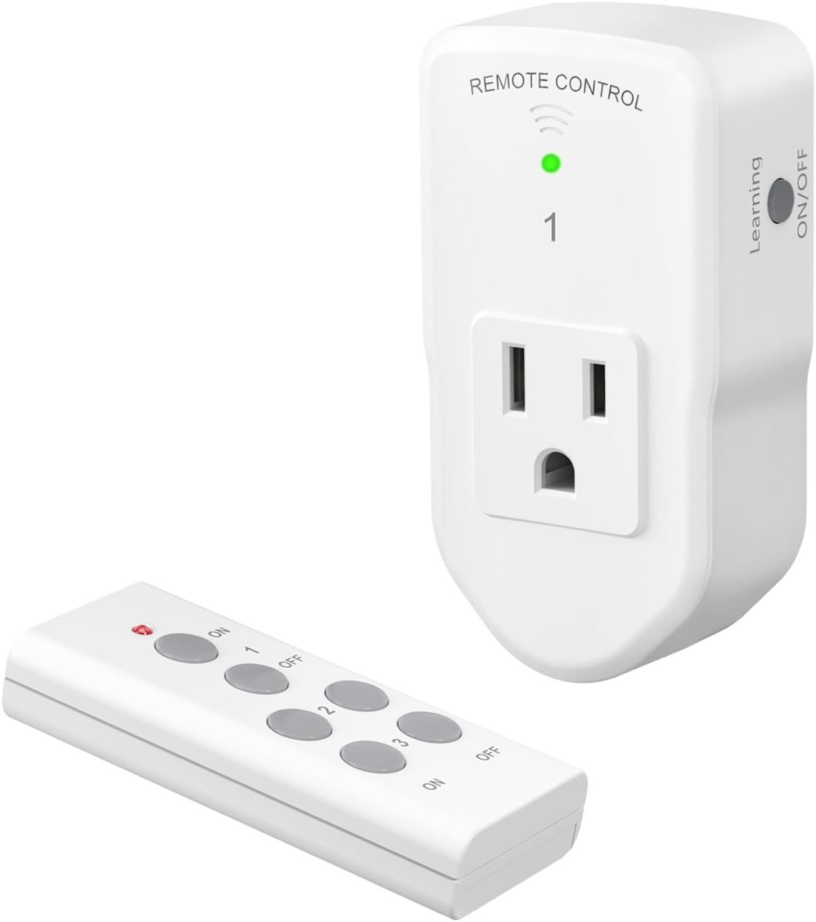 Wireless Remote Control Outlet - 100ft Long Range for Lights & Appliances