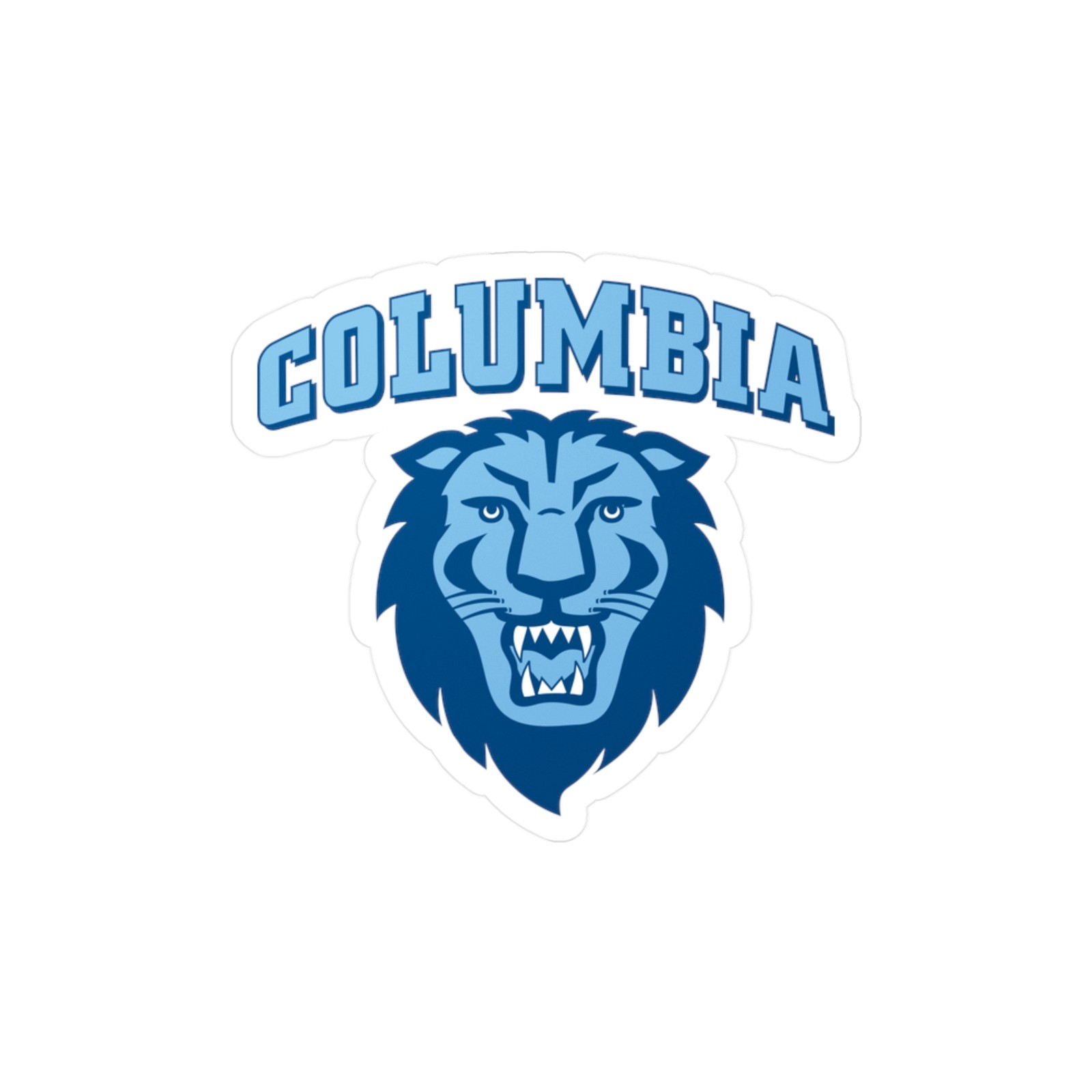 Columbia Lion Vinyl Decals, Columbia University